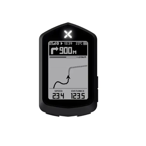 Nejlepší Volba Cyklopočítačs GPS navigací 2,4" displej Bluetooth ANT+ USB-C IPX7 černý pro sledování trasy a cyklistický trénink