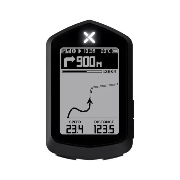 Vrácení Zdarma Cyklopočítač s GPS navigací a offline mapou Bluetooth ANT+ USB-C voděodolný černý pro měření rychlosti a cyklistický trénink