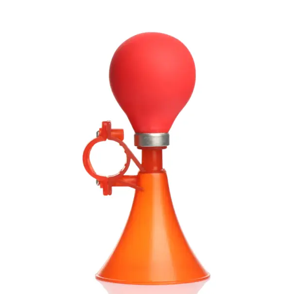 Must-Have Dětský klakson na kolo 15 x 7 cm Barevný houkač na řídítka Hlasitý zvuk pro bezpečnou jízdu Snadná montáž Zábavný doplněk na dětské kolo