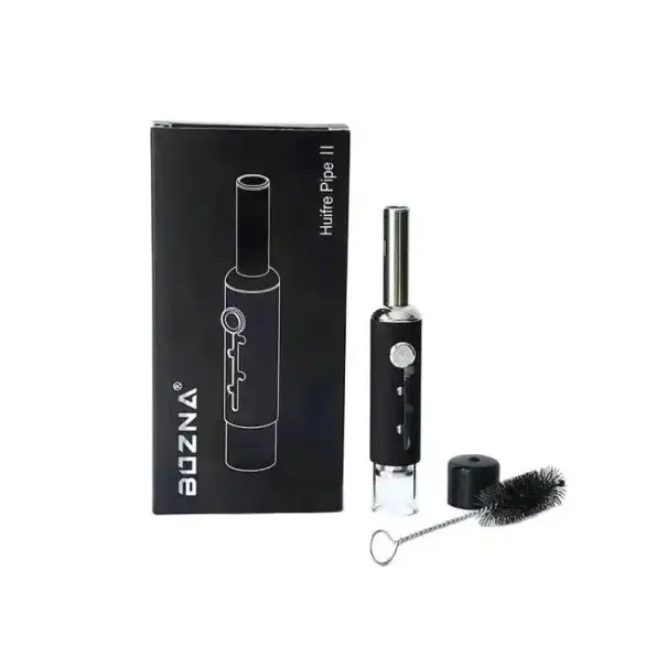 Vrácení Zdarma Kuřácká dýmka 5 stupňů nastavení 127 mm kov sklo filtrační trubice suché spalování otočný držák cigaret pro tabák