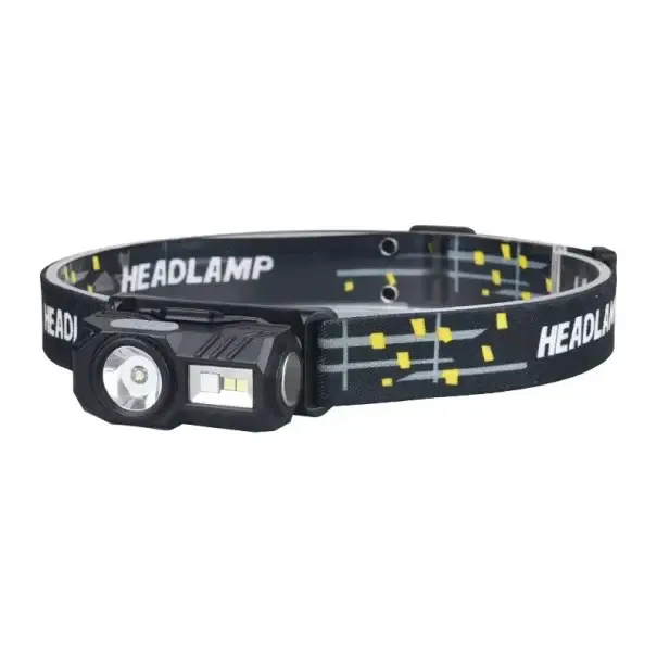 Kup Teď LED čelovka se senzorem pohybu USB nabíjení Magnetický klip na čepici Elastický popruh Kompaktní svítilna 59 x 38 x 27 mm ABS tělo