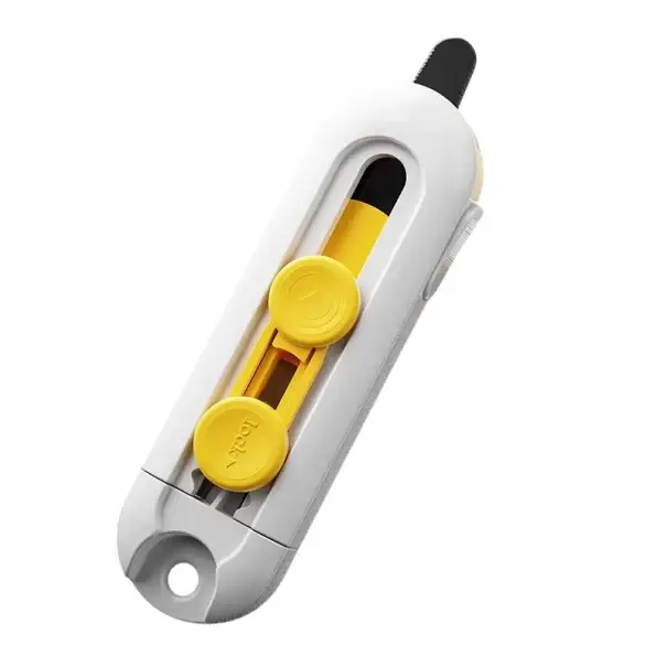 Mini magnetický řezač krabic s bezpečnostním zámkem Přesný řezák balíků a kartonů pro domácnost Kancelářské a skladové použití Super Cena