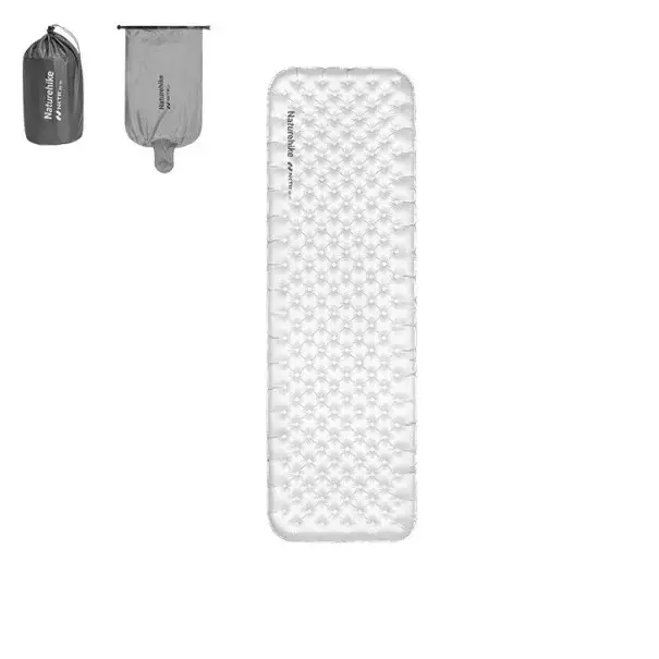 Nafukovací karimatka 196 × 64 × 10 cm R hodnota 6.5 odolnost ≥ −25 °C lehká 540 g kompaktní balení pro kempování turistiku Top Prodej