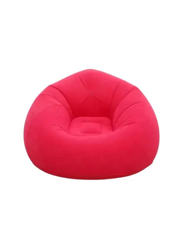 Značkový Nafukovací lenoška křeslo 103 x 60 cm Skládací lehké relaxační sezení PVC zesílený materiál Ventil proti úniku vzduchu