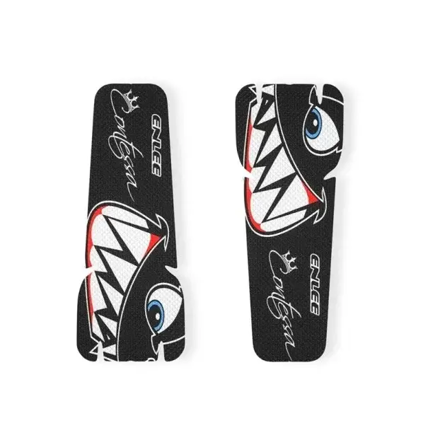 Nízká Cena Ochranná nálepka na řídítka kola 14 x 5,5 x 3,8 cm PVC fólie s motivem žraloka Voděodolná samolepka na rám kola Odolná proti poškrábání