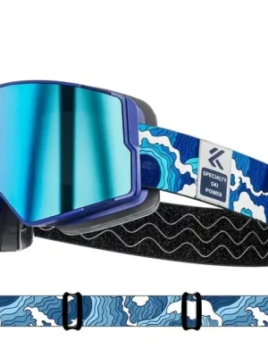 Akční Nabídka Ochranné lyžařské a snowboardové brýle unisex UV400 13 × 9,2 cm pro zimní sporty a outdoor aktivity