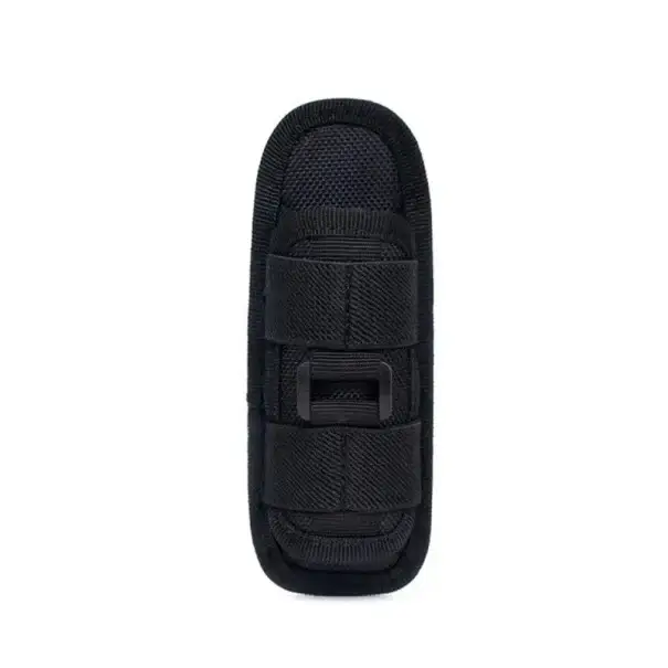 Dokud Zásoby Vydrží Otočné pouzdro na svítilnu 15x5,5 cm Neutrální barvy Držák na baterku s otočným klipem 360° Pouzdro na opasek pro přenosné svítilny