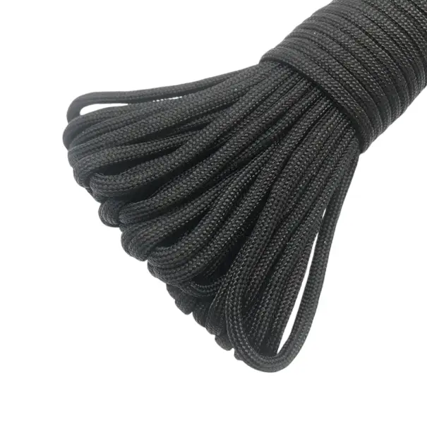 Doprava Zdarma Polyesterová paracord šňůra 31 m Tloušťka 4 mm Univerzální odolné lano pro outdoor kempování turistiku sport a ruční vyrábění