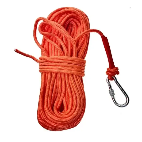 Must-Have Plovoucí záchranné lano 20 m 8 mm pro kánoi kajak rybářský člun jachtu rafting a plachtění pevné odolné lodní vybavení