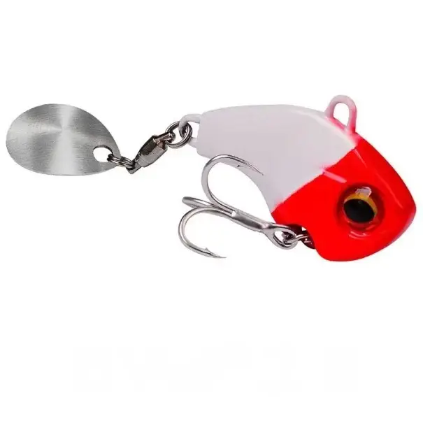Rybářská třpytka Tail Spinner 25 mm 6 g Návnada s rotujícím ocáskem Kovová přívlačová nástraha Vibrace a lesk Atraktivní pohyb pro dravé ryby Objednat Nyní