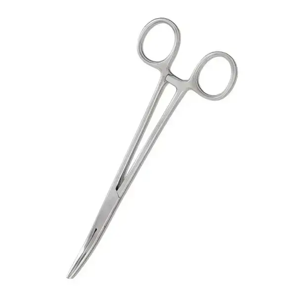 Rybářské kleště z nerezové oceli se zahnutým hrotem na odstranění háčků 14 cm Pevné rybářské kleště s ergonomickou rukojetí Odolné kleště na vyproštění háčků Zlevněný