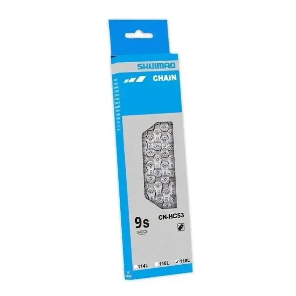 Řetěz pro bicykl SHUIMAO CN-HC53 9 rychlostí, 116 článků, 1/2"x11/128", s rychloupínákem Super Cena