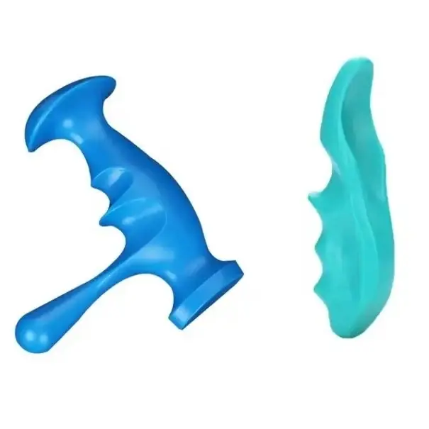 Sezónní Sleva Sada 2 ks akupresurních masážních pomůcek pro tlakové body zad šíje a páteře ergonomický design pro uvolnění svalového napětí