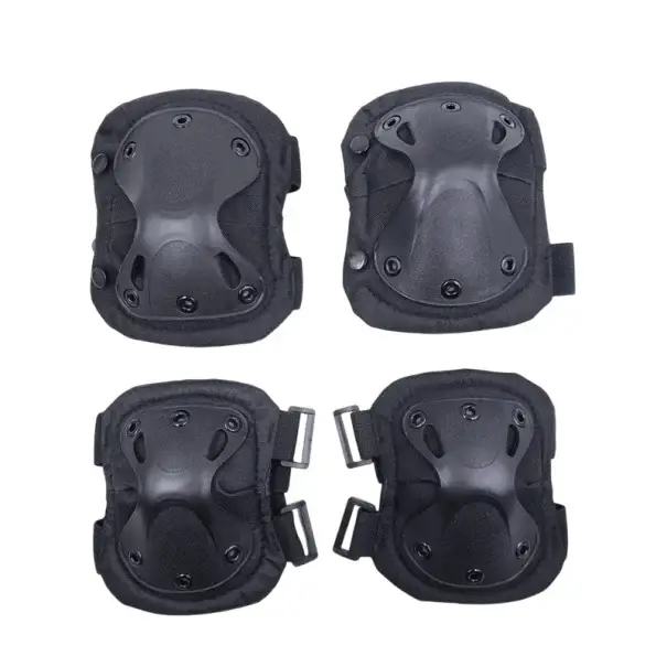 Sada taktických chráničů kolen 140x195x85 mm a loktů 170x130x70 mm EVA pěna s vysokou hustotou Armádní vojenské airsoft sportovní vybavení Poslední Šance