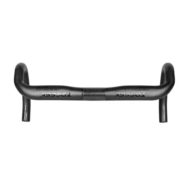 Silniční karbonová řídítka 400 mm drop bar karbon černé ergonomický tvar kompaktní oblouk pro silniční kolo lehká konstrukce Víkendová Akce