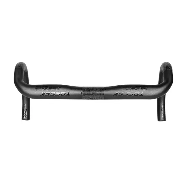 Silniční karbonová řídítka 420 mm drop bar karbon černé ergonomický oblouk kompaktní tvar pro silniční kolo pevná lehká konstrukce Autentický
