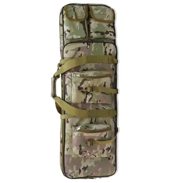 Taktická střelecká taška Střelecká brašna Kempingová taška Taktická taška s několika kapsami Batoh na ochranu zbraní 117 x 25 x 60 cm Maskáčový vzor Doprava Zdarma