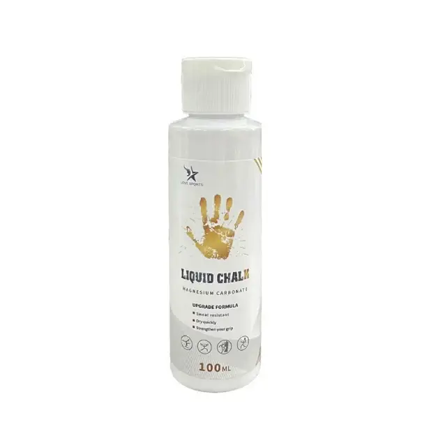 Tekuté magnézium 100 ml Proti skluzu na vzpírání, lezení, crossfit a fitness Bílé sportovní magnesium na ruce do posilovny Dokud Zásoby Vydrží
