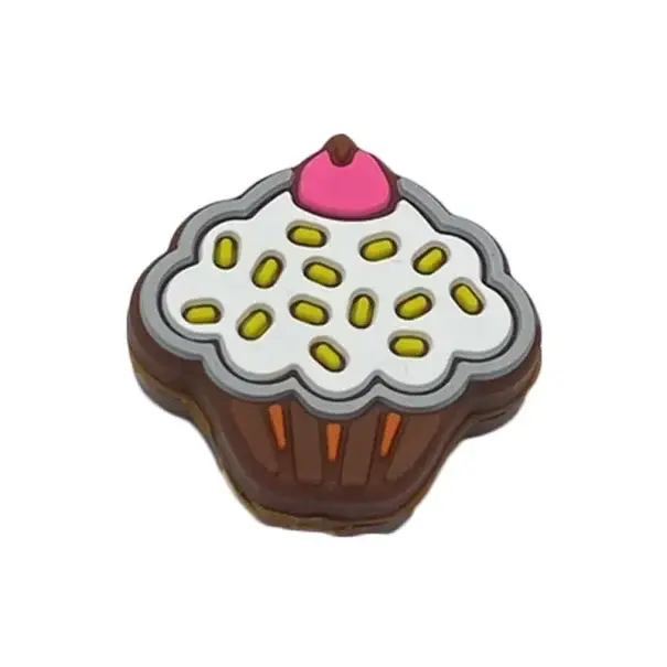 Zlevněný Tlumič vibrací tenisové rakety s motivem cupcake Silikonový antivibrační doplněk Barevné příslušenství pro tenisové hráče