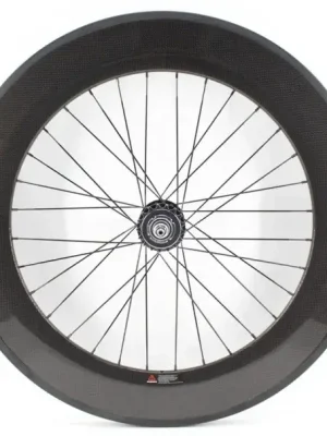 Zadní karbonové kolo 60 mm bezdušové šířka ráfku 25 mm černé celokarbonové pro silniční cyklistiku Aktuální
