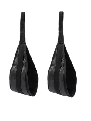 Závěsné popruhy na hrazdu s karabinou, polstrované AB popruhy 50 x 20 cm pro cvičení břicha, zvedání nohou a posilování u hrazdy Bezpečná Platba