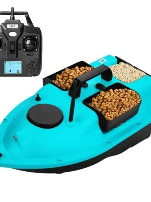 Zelená GPS zavážecí loďka 50 x 26 x 21 cm 12000 mAh 3 komory na krmení 500 m dosah automatický návrat Tovární Cena