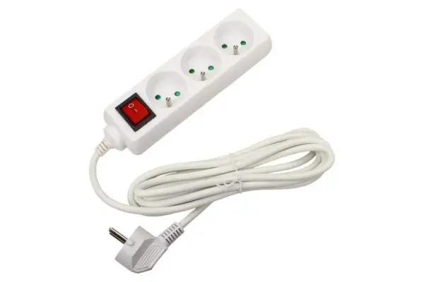 Kabel prodlužovací s vypínačem 3m 3x Akční Cena
