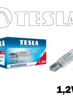 Žárovka 12V 1.2W W2x4,6d TESLA Výprodej