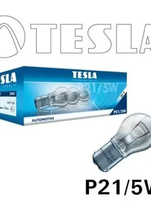 Žárovka 24V P21/5W BAY15d TESLA Zlevněný