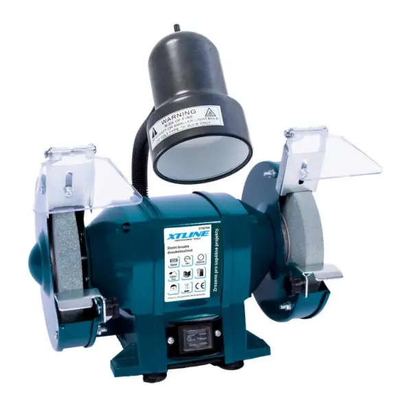 Bruska stolní dvoukotoučová 150mm/300W + svítidlo 40W, 2850 ot./min Tovární Cena
