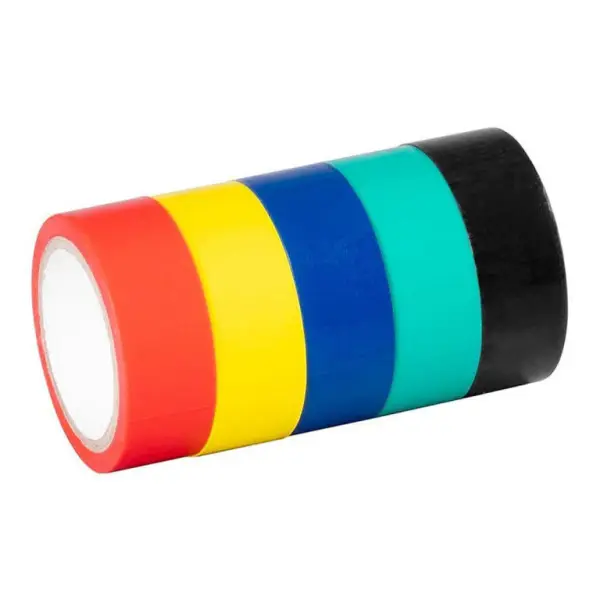 Páska izolační 5ks - různé barvy 19mm/5m Super Cena