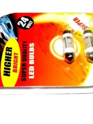 Žárovka 3LED 24V sufit bílá 2ks - 36 mm Jen Po Omezenou Doba