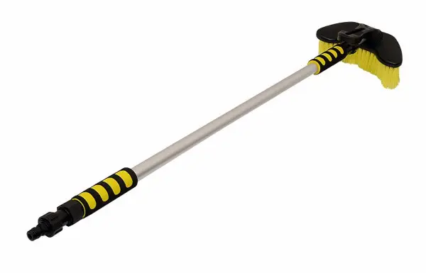 Kartáč mycí teleskopický průtokový 100-170 cm, pěnový úchop Vrácení Zdarma