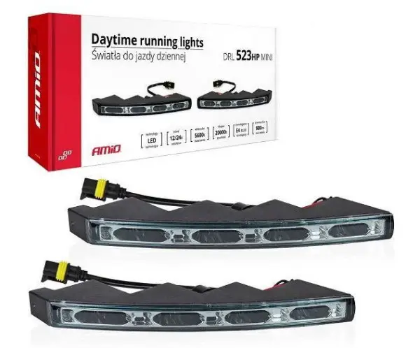 Značkový Světla pro denní svícení 5 LED 12/24V