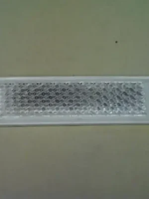 Zlevněný Odrazka bílá obdélníková 126*34mm samolepící