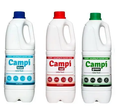 Set přípravků pro WC campi blue red green 6l Nová Kolekce