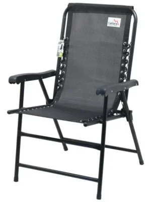 Židle zahradní skládací 59 × 95 × 67 cm – nosnost 110 kg, síťovaný potah, opěrky Značkový