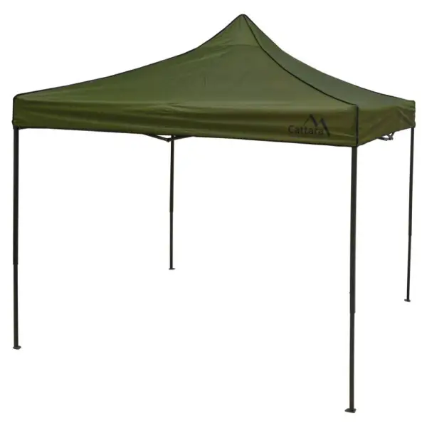 Víkendová Akce Párty stan nůžkový 3x3x2,5m zelený WATERPROOF