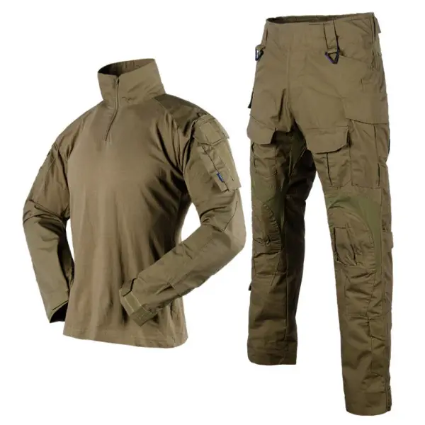 Souprava taktická G3, kalhoty, mikina, khaki, M, Smilodon Novinka