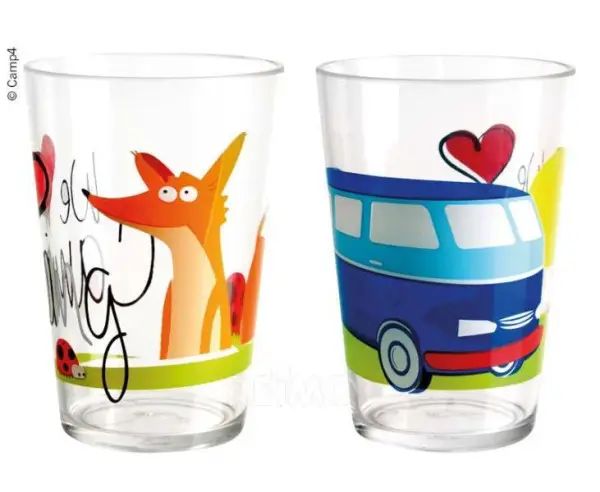 Kup Teď Sada dětských sklenic CAMP4, 250 ml, 2ks