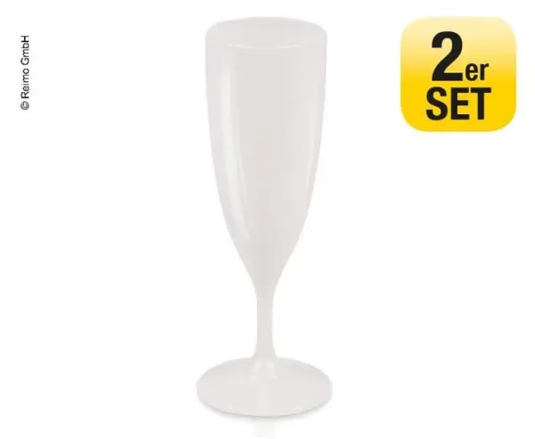 Nejlepší Cena Sada bílých sklenic na sekt CAMP4, 160 ml, 2ks