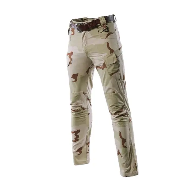 Cenově Výhodný Kalhoty maskáčové, taktické, tri-color red, XL, Smilodon