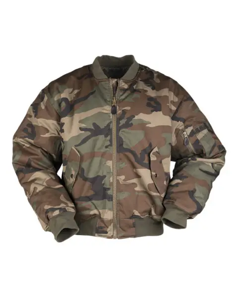 Bunda US MA1 bomber WOODLAND XL Doprava Zdarma