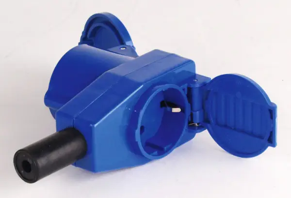 Zásuvka CEE/Schuko 230V průchozí s vývodem Přímo Od Výrobce