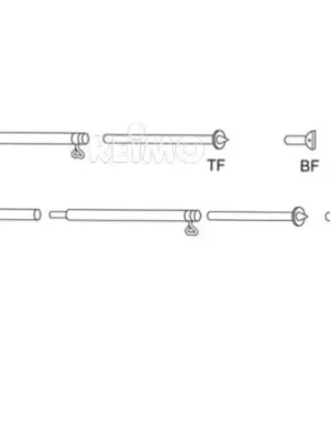 Aktuální 2dílná střešní stanová podpěrná ocelová tyč o22+19 mm x 125-205 cm