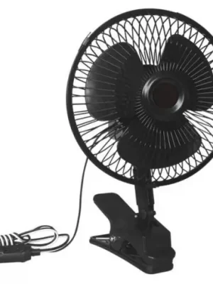 12V ventilátor do zásuvky zapalovače s upevněním svorkou Must-Have
