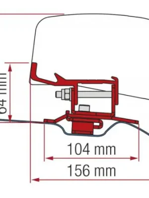 Adaptér Fiamma F40 pro PSA - 260 Odeslání Ihned