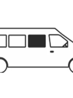 Akční Nabídka Boční posuvné okno CARBEST pro VW Crafter (2018- ), přední levé, 1488x713mm, tonované