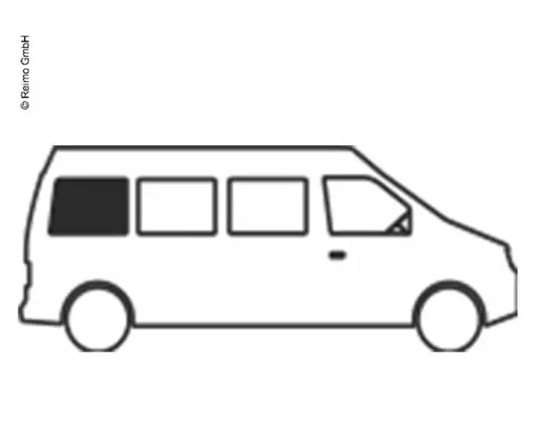 Boční posuvné okno CARBEST pro VW Crafter (2018- ), zadní pravé, 883x682mm, tónované Ihned K Objednání