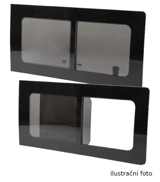 Boční posuvné okno CARBEST pro VW T5/T6 (2004- ) krátky červený, přední levé, 1135x585mm, tonované Ihned K Objednání